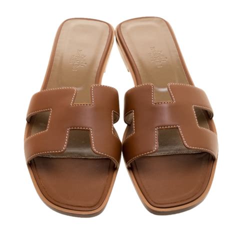 hermes dark brown sandals|hermes jelly flat sandals.